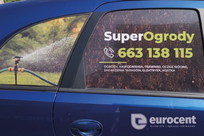 Oklejanie reklamowe szyb samochodów firmowych w Opolu