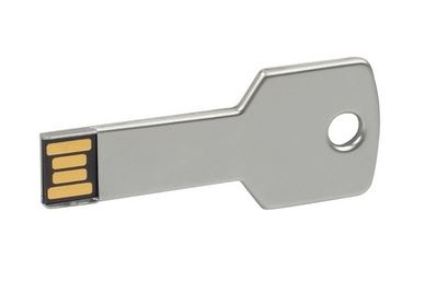 USB w formie klucza z logo w firmie